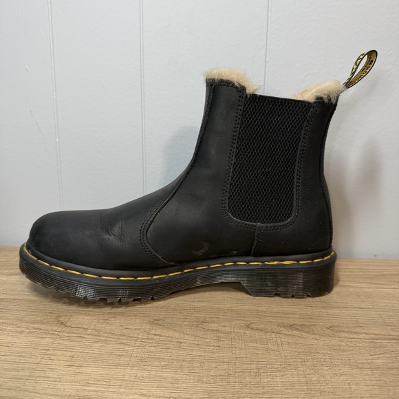 Dr Martens 2976 Leonore Boots Womens sz 8 DMs Docs Faux Fur Lined Winter Warm - Picture 6 of 8
